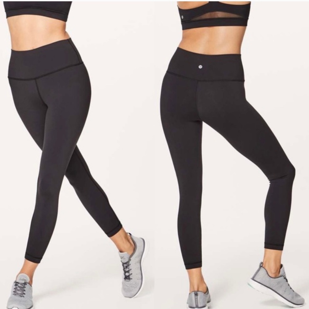 Lululemon Athletica Women's Black High-Rise Leggings Size 4